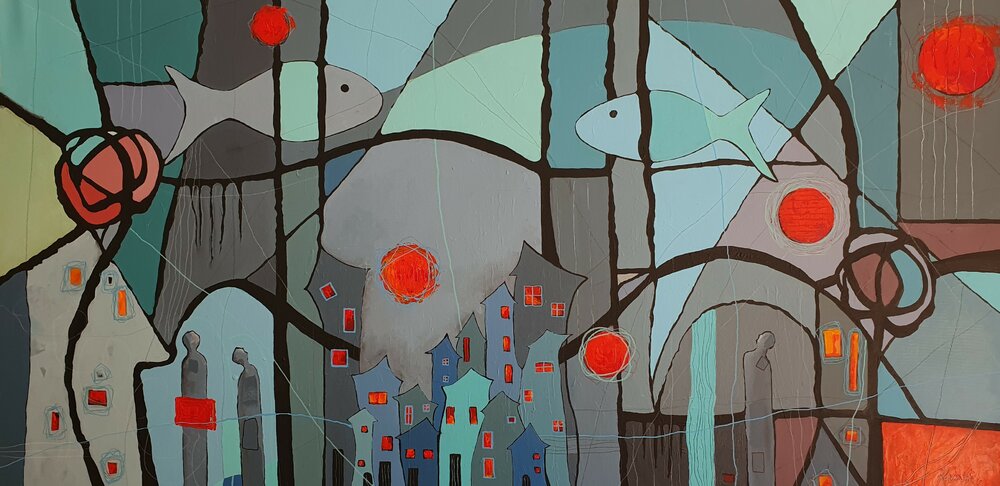 Blue Fish in the Skye